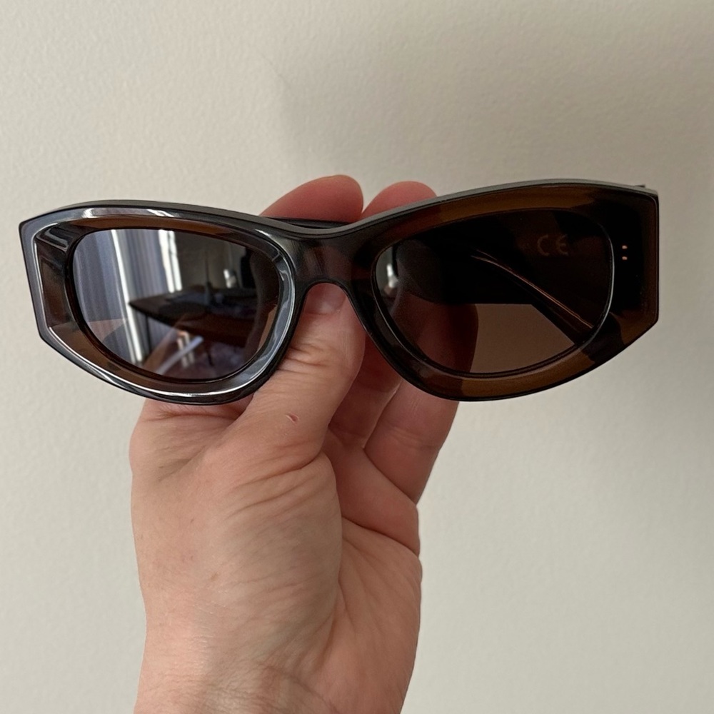 OTHER STORIES Stylish Brown Cat Sunglasses - Picture 5 of 7